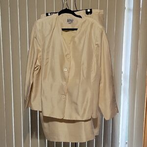 Morgan Miller Yellow Skirt Suit